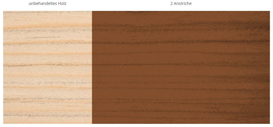 Xyladecor Holzschutz-Lasur 2 in 1 kastanie