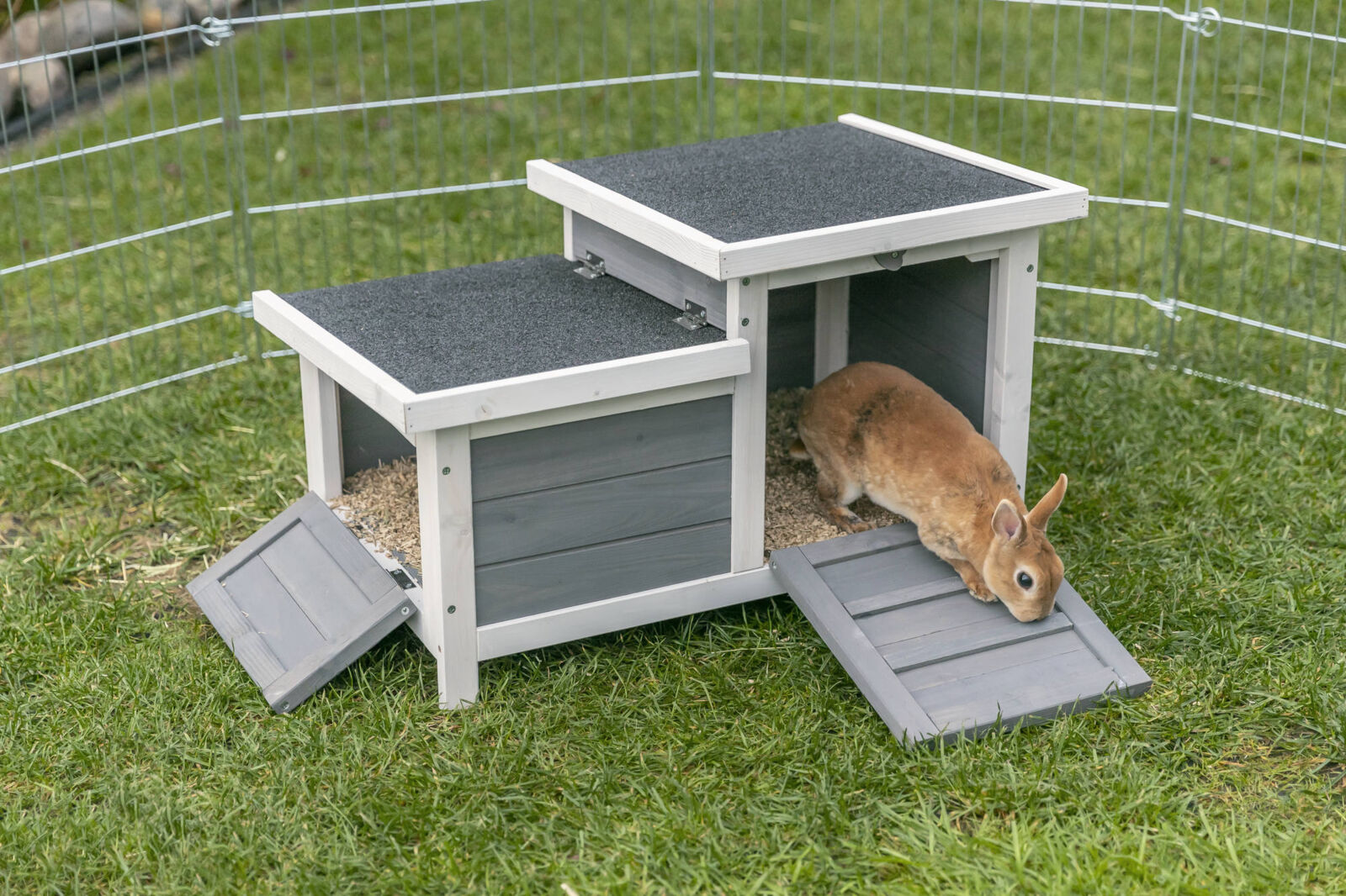 Trixie Kleintierhaus mit zwei Eingängen 70 × 43 × 45 cm