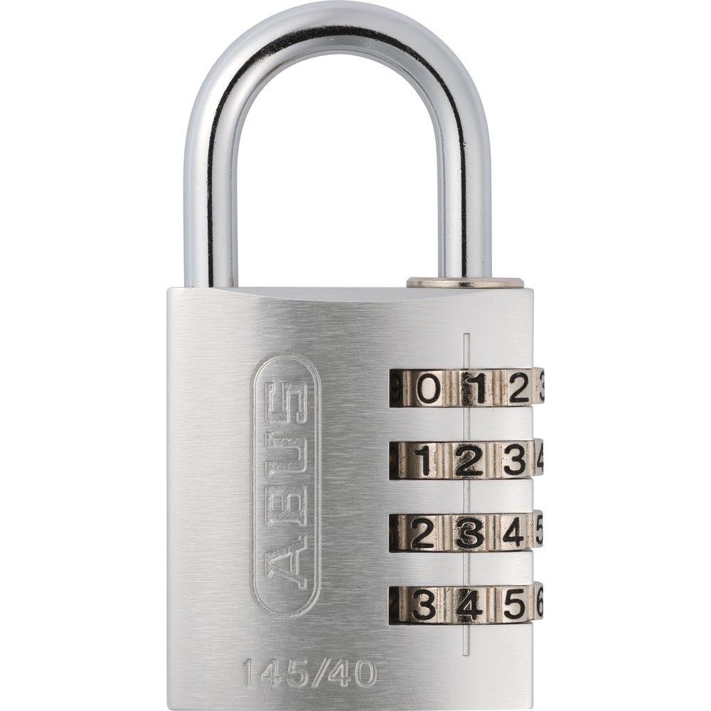 Abus Aluminium-Zahlenschloss 145/40 silber Vorhangschloss