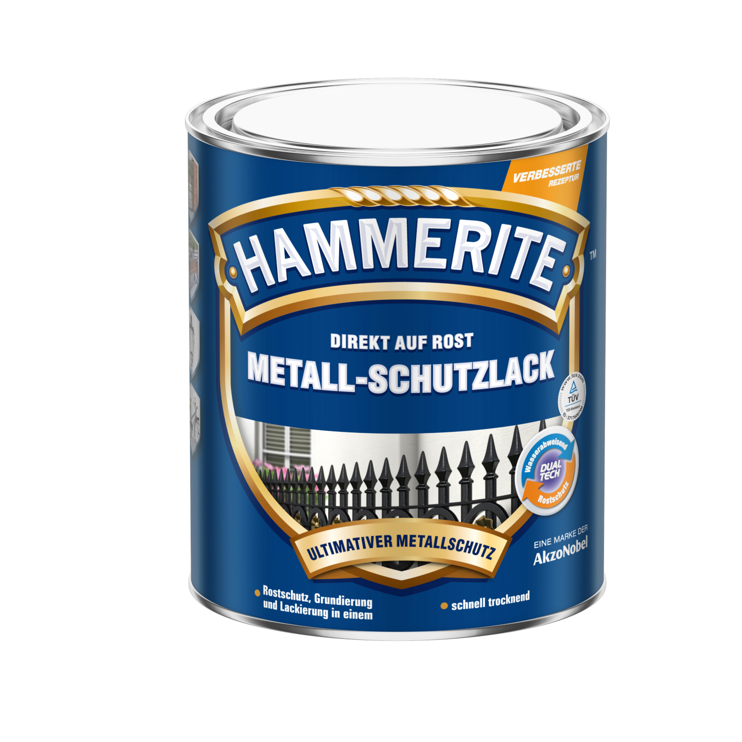 Hammerite Metallschutzlack glänzend dunkelgrün 2,5 L