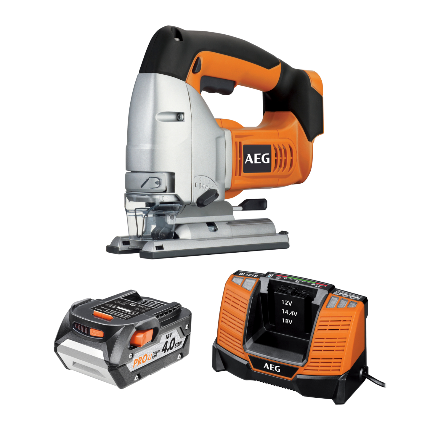 AEG Akku-Stichsäge BST18X-LI401B 18 V
