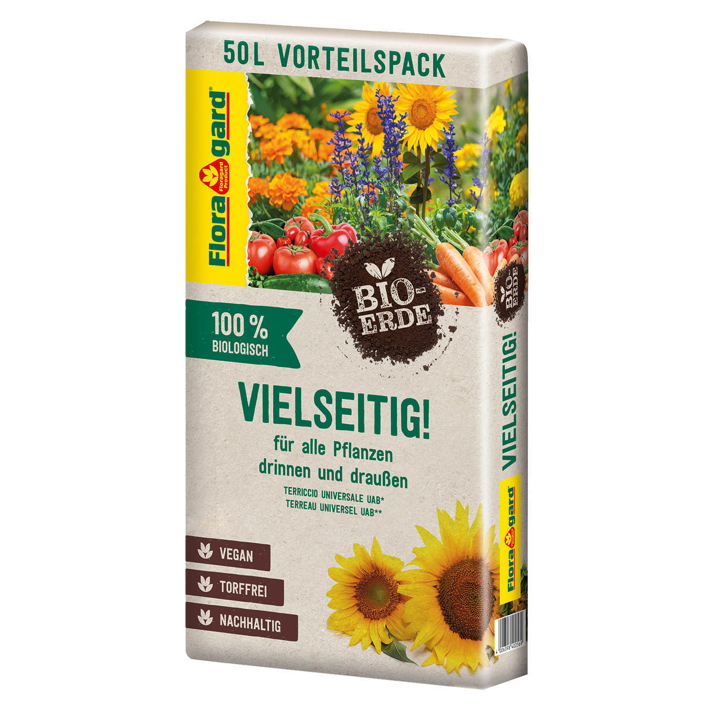 Floragard Bio-Universalerde 1x50 L