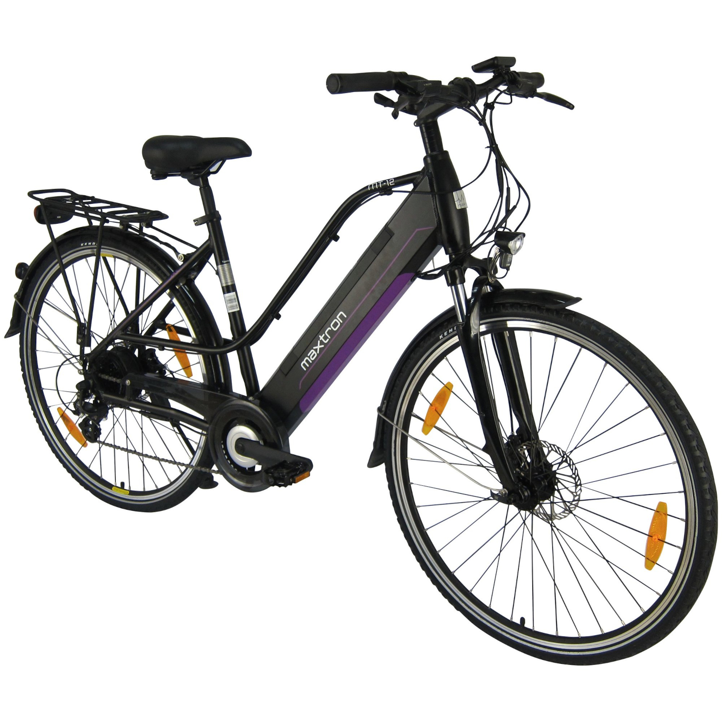 Maxtron Trekking E-Bike MT-12 28" Unisex 8-Gang schwarz