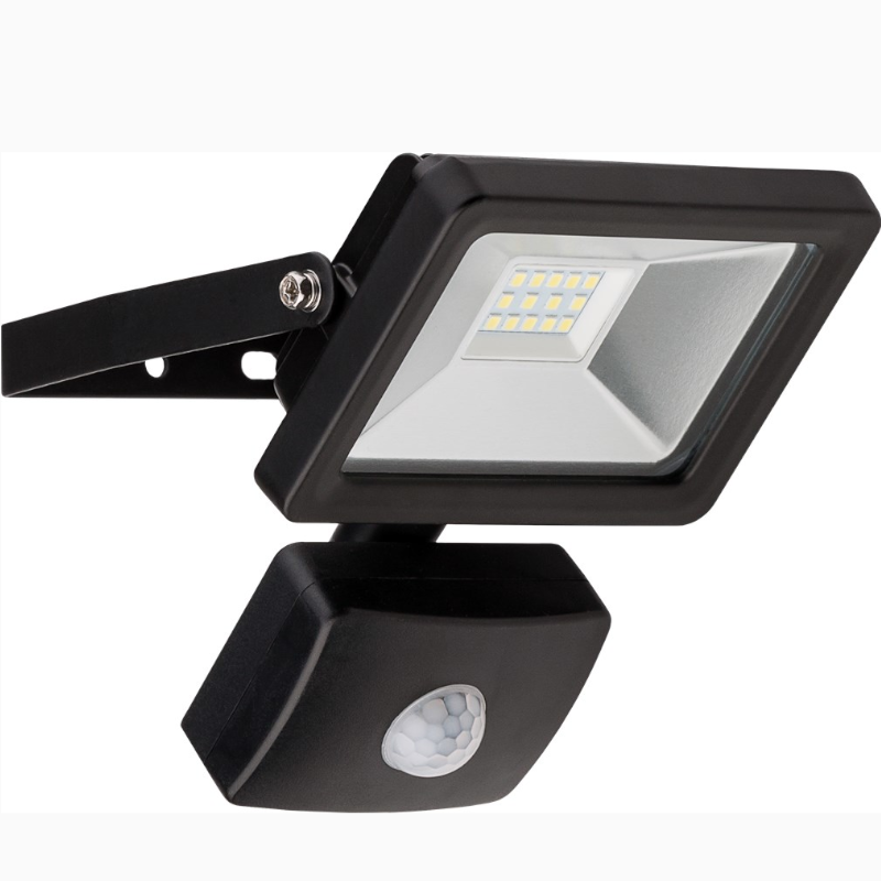 Goobay LED Außen-Flutlichtstrahler mit Bewegungsmelder 10 W