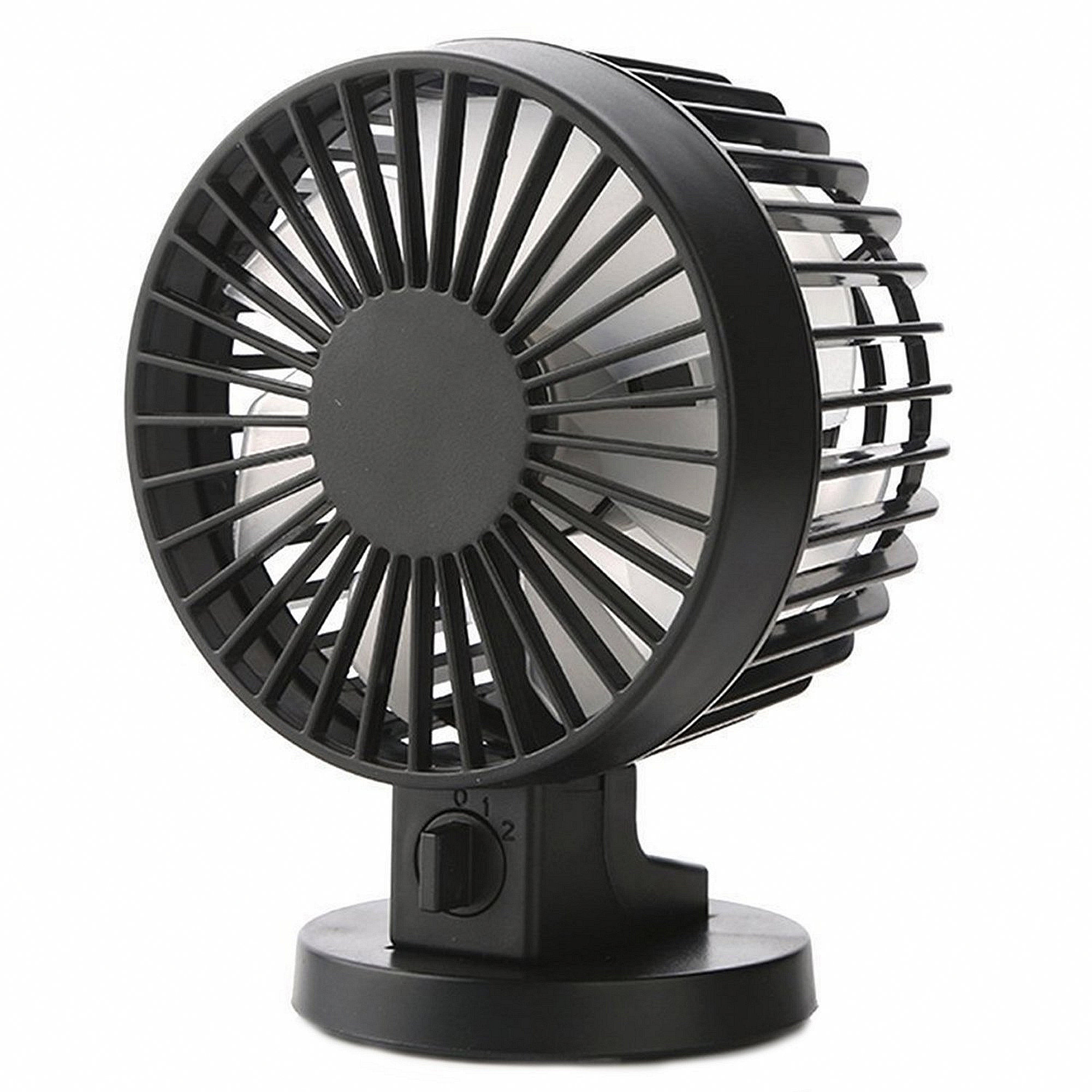 La Vague Zephyr Mini USB-Ventilator mit zwei Motoren schwarz