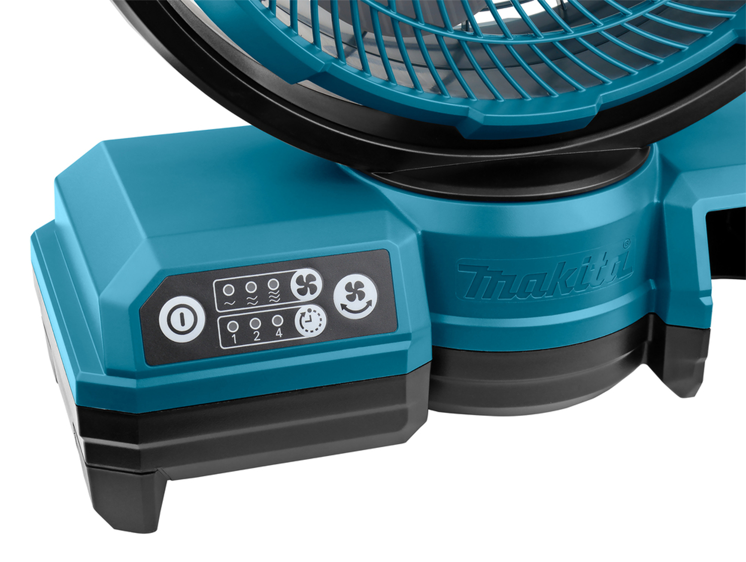 Makita Akku-Lüfter DCF203Z, ohne Akku und Ladegerät, mit Netzteil
