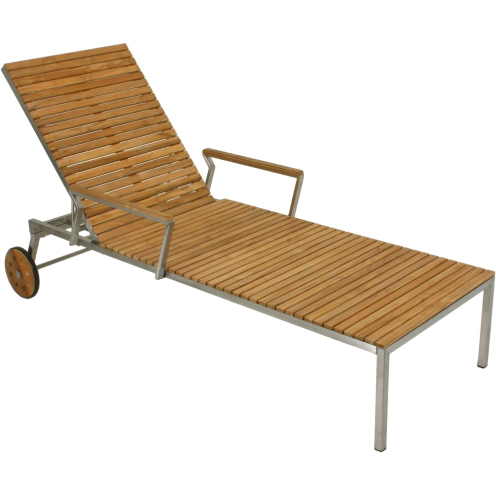 Garden Pleasure Sonnenliege Denver natur 197 x 70 x 92 cm