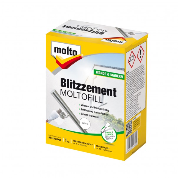 Molto Blitzzement Moltofill weiß 1 kg