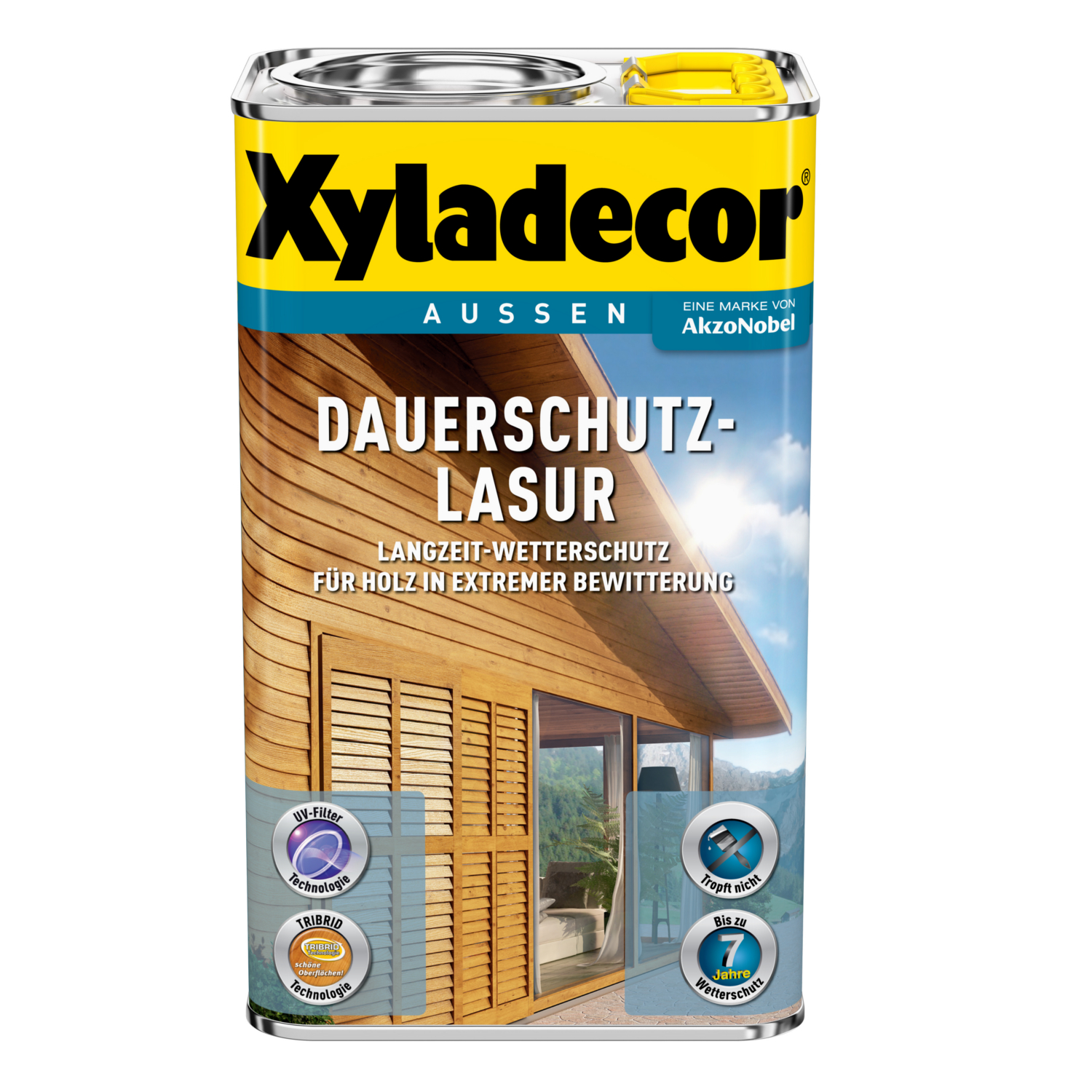 Xyladecor Dauerschutz-Lasur nussbaum
