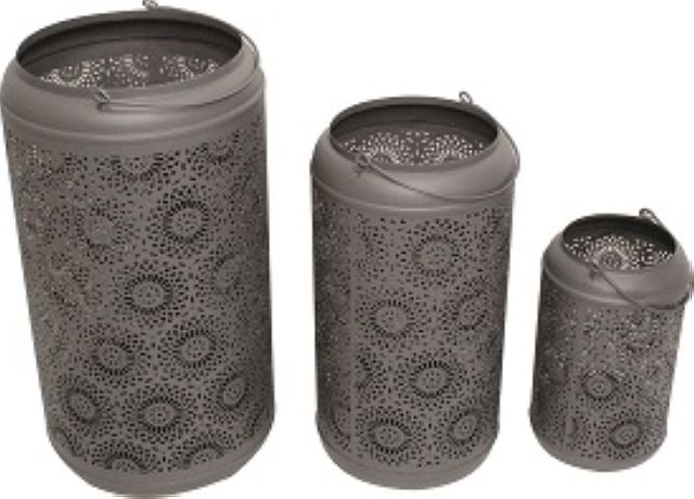 House of Nature Laterne Luna 45cm 3er Set