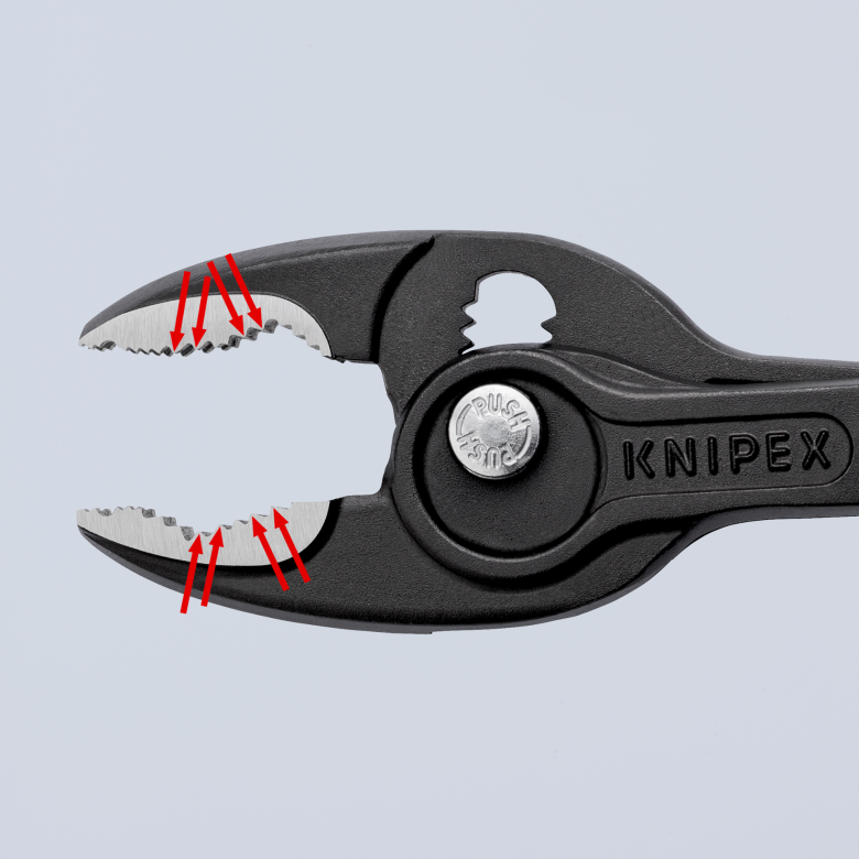 Knipex Frontgreifzange TwinGrip 200 mm Griffe mit Mehrkomponentenhüllen 82 02 200 Knipex Frontgreifzange TwinGrip 200 mm Griffe mit Mehrkomponentenhüllen 82 02 200