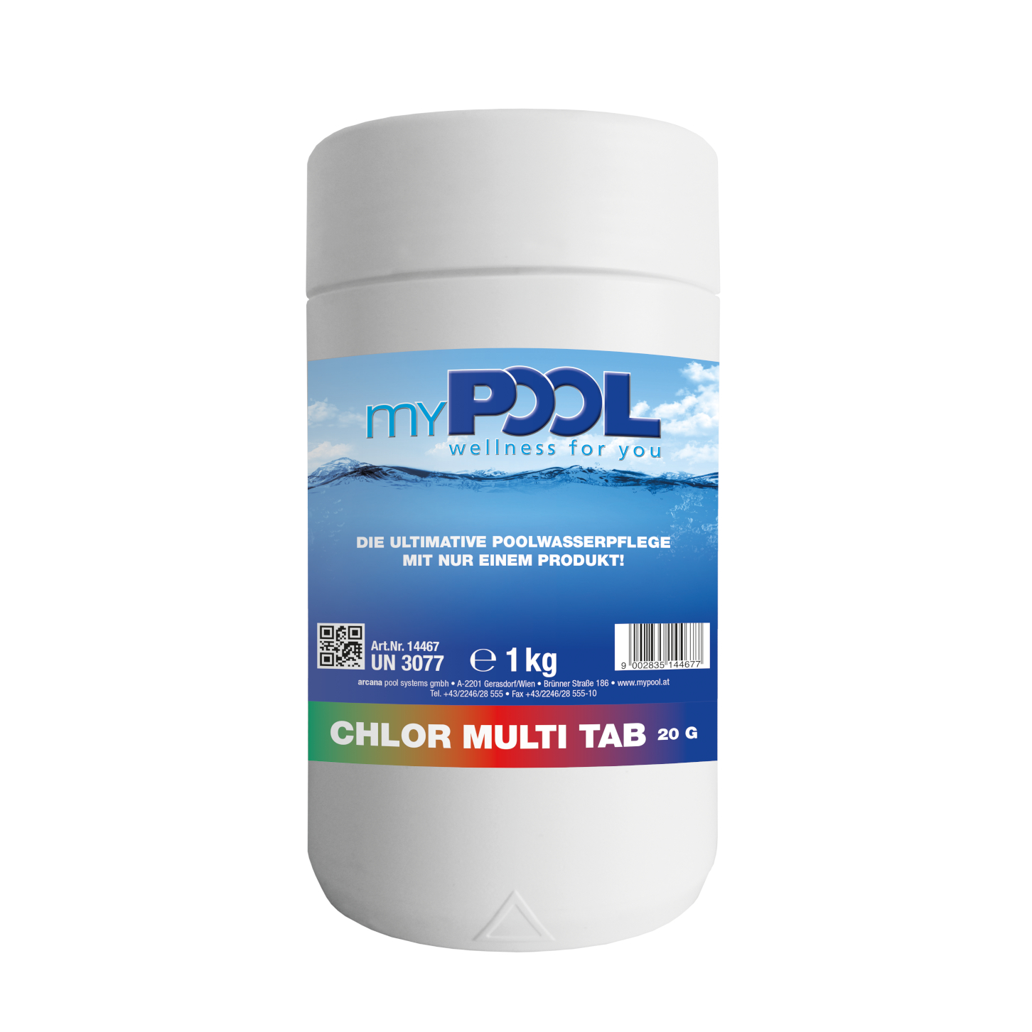 BWT MyPool Chlor Tabs Multi Tabletten 20 gr. 1 kg