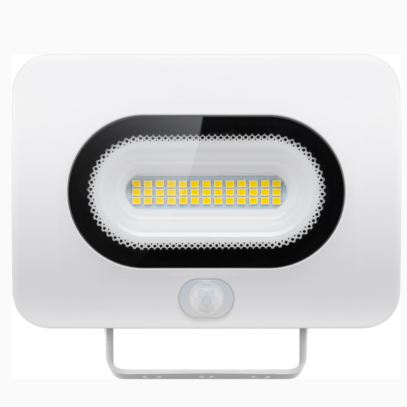 Goobay LED-Außenstrahler 20 W Slim Design mit Bewegungsmelder