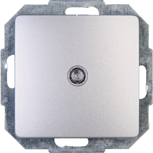 Kopp Taster beleuchtbar Serie Paris silber