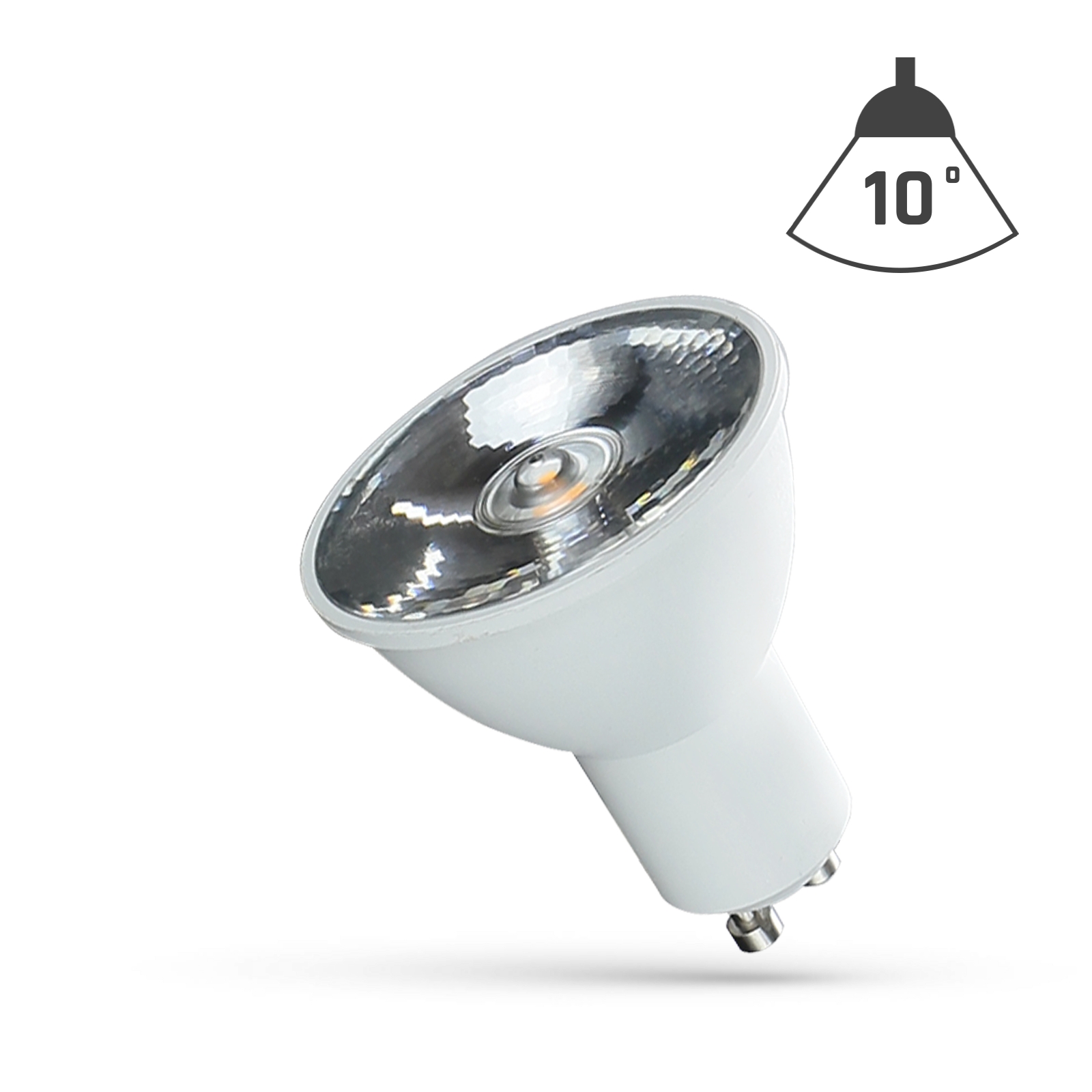 Spectrum 10° Abstrahlwinkel LED GU-10 Strahler 6 Watt