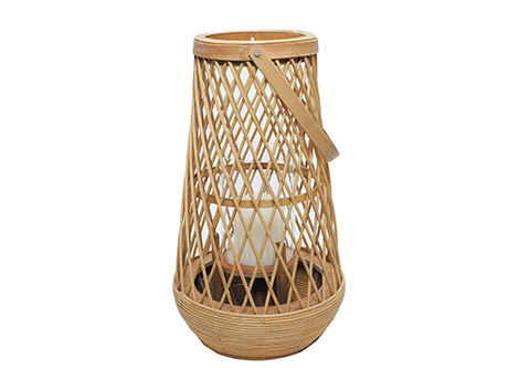House of Nature Laterne Bauan mit Glas 56cm