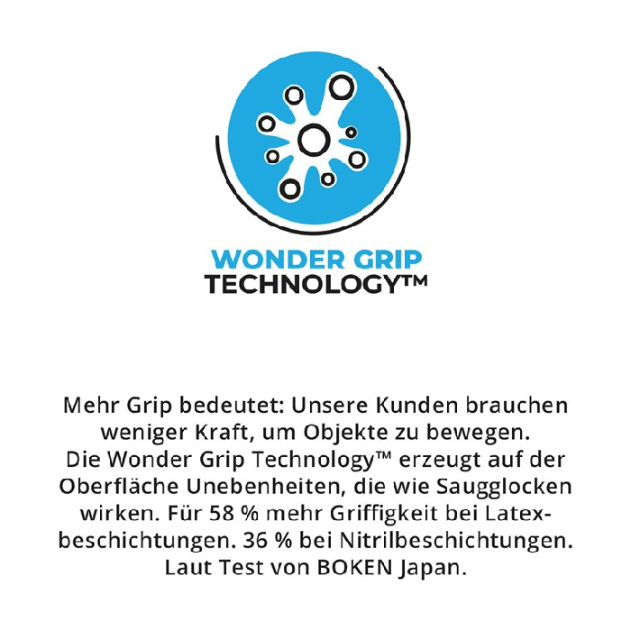 WonderGrip OP-1300G Fingerfertigkeit  Schutzhandschuh XL