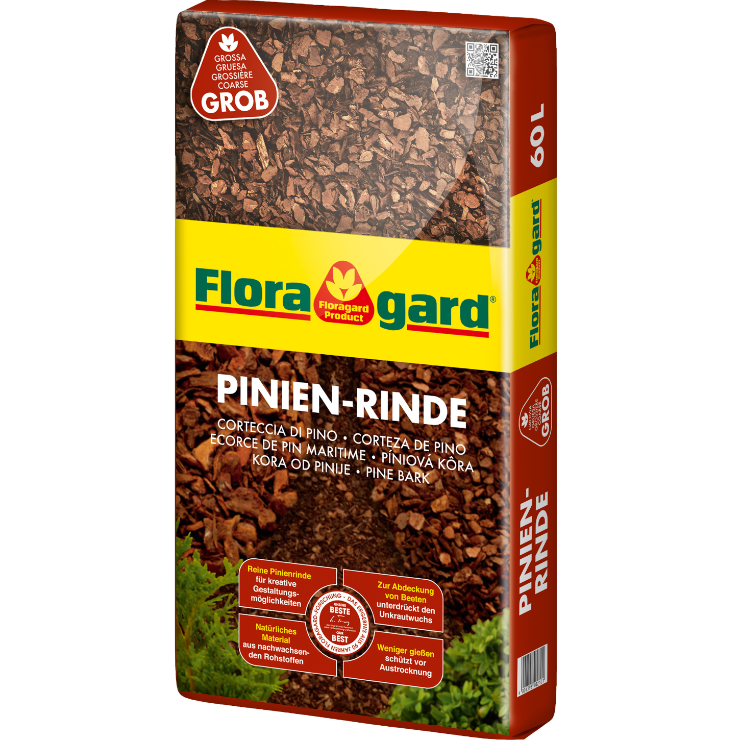 Floragard Pinienrinde grob 25-40mm 1x60L