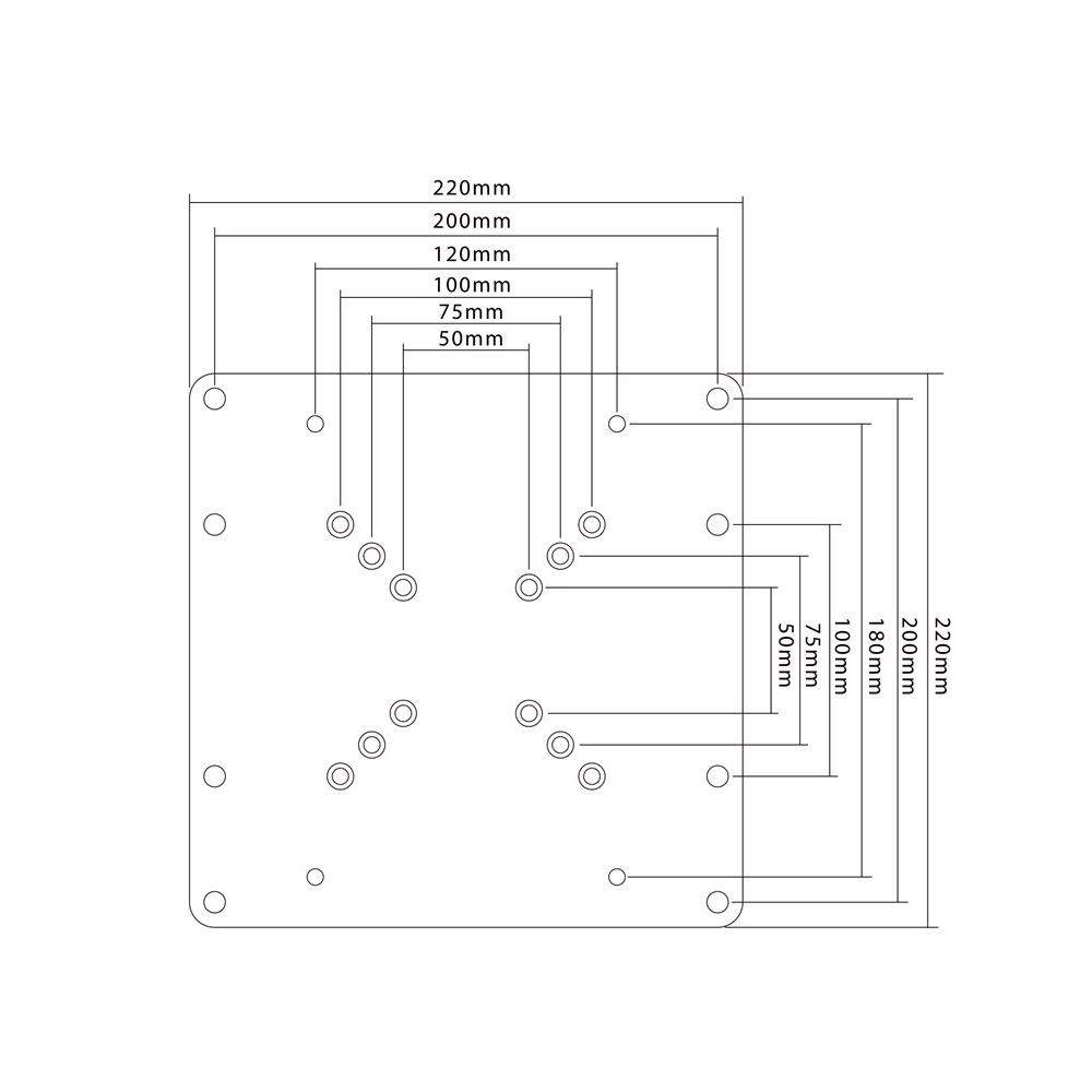 Goobay VESA-Adapter für TV-Wandhalterung