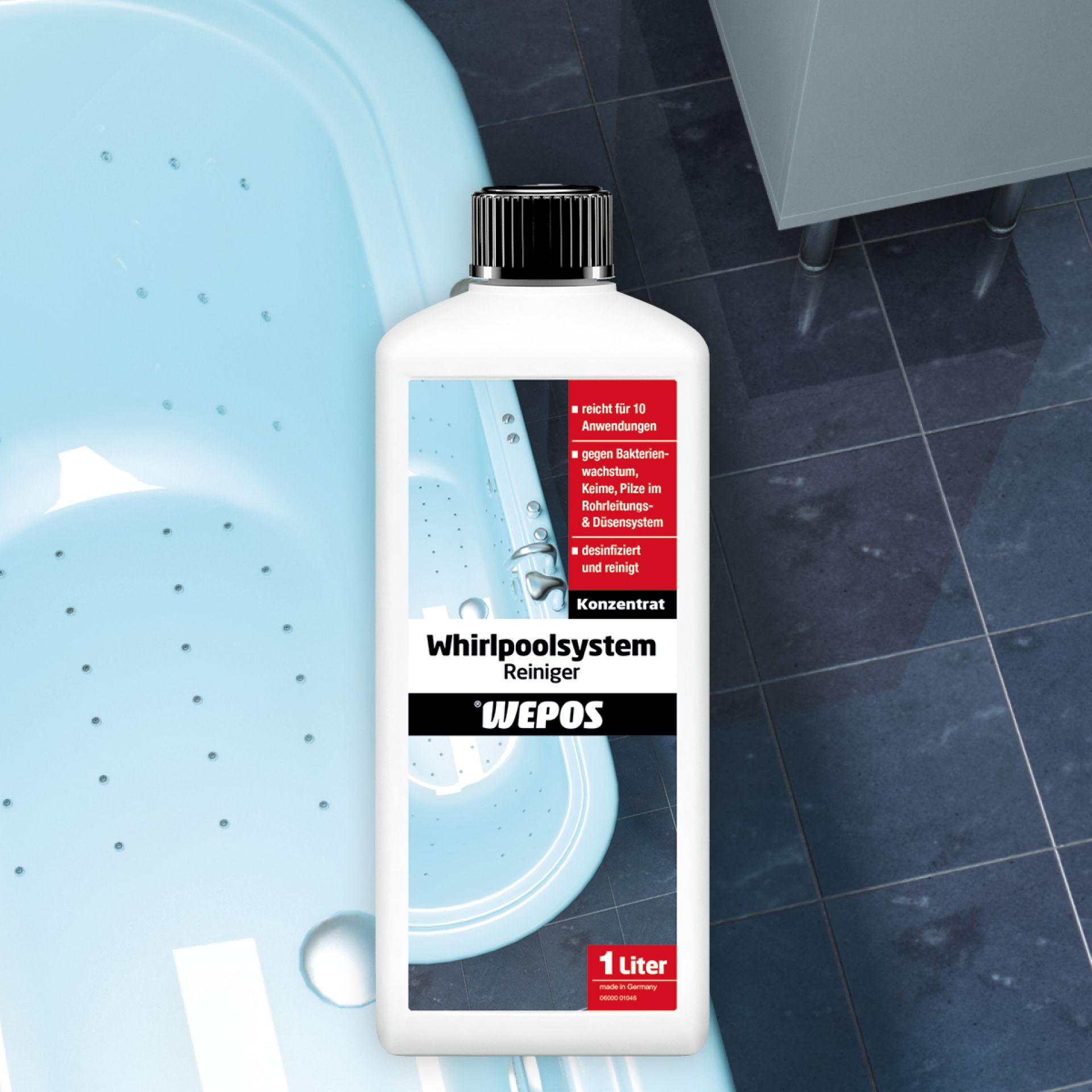 Wepos Whirlpoolsystem Reiniger 1,0 l