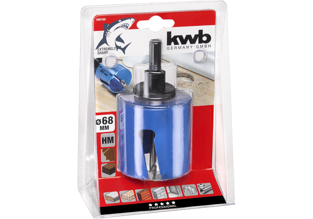 KWB Lochsäge Hartmetall bestückt Ø68 mm