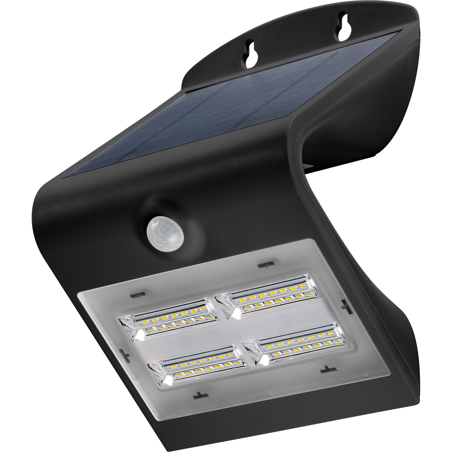 Goobay LED Solar-Wandleuchte 3,2 W schwarz