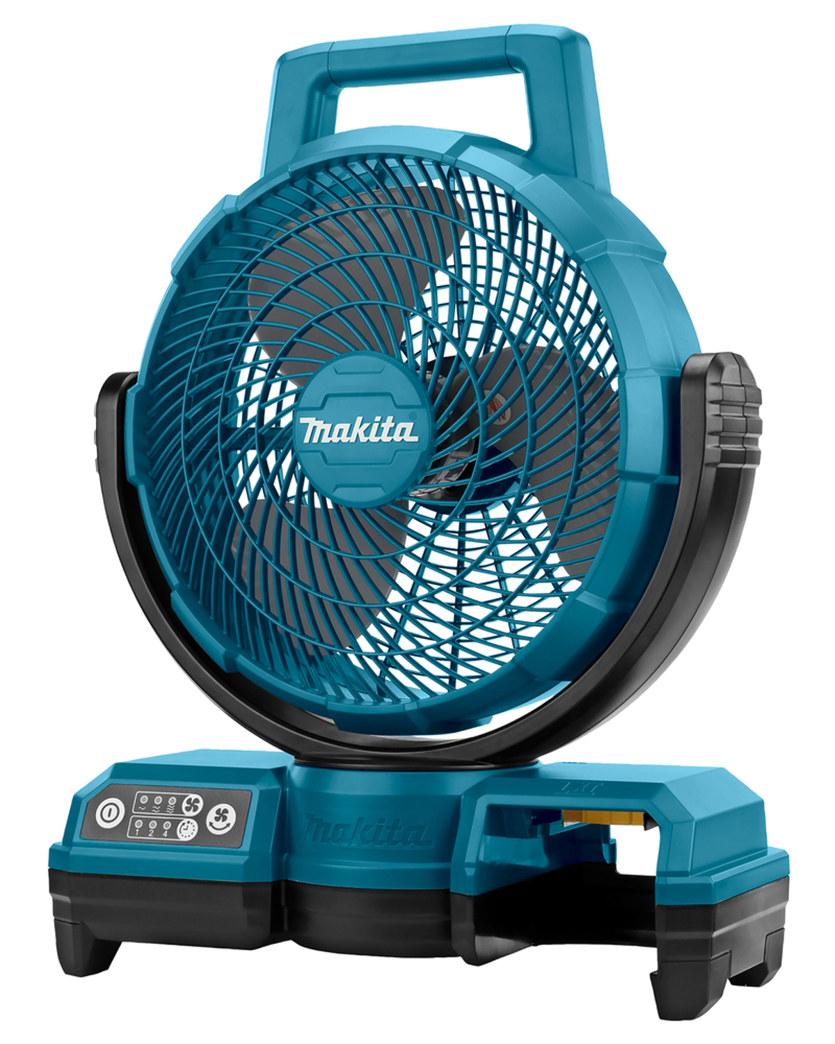 Makita Akku-Lüfter DCF203Z, ohne Akku und Ladegerät, mit Netzteil