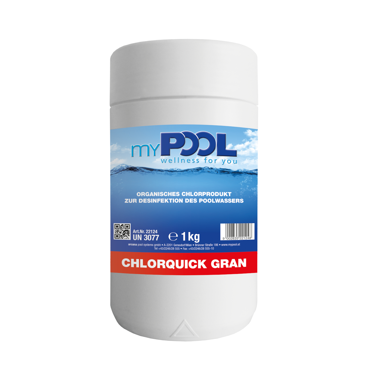 BWT MyPool Chlorquick Schnellgranulat 1 kg