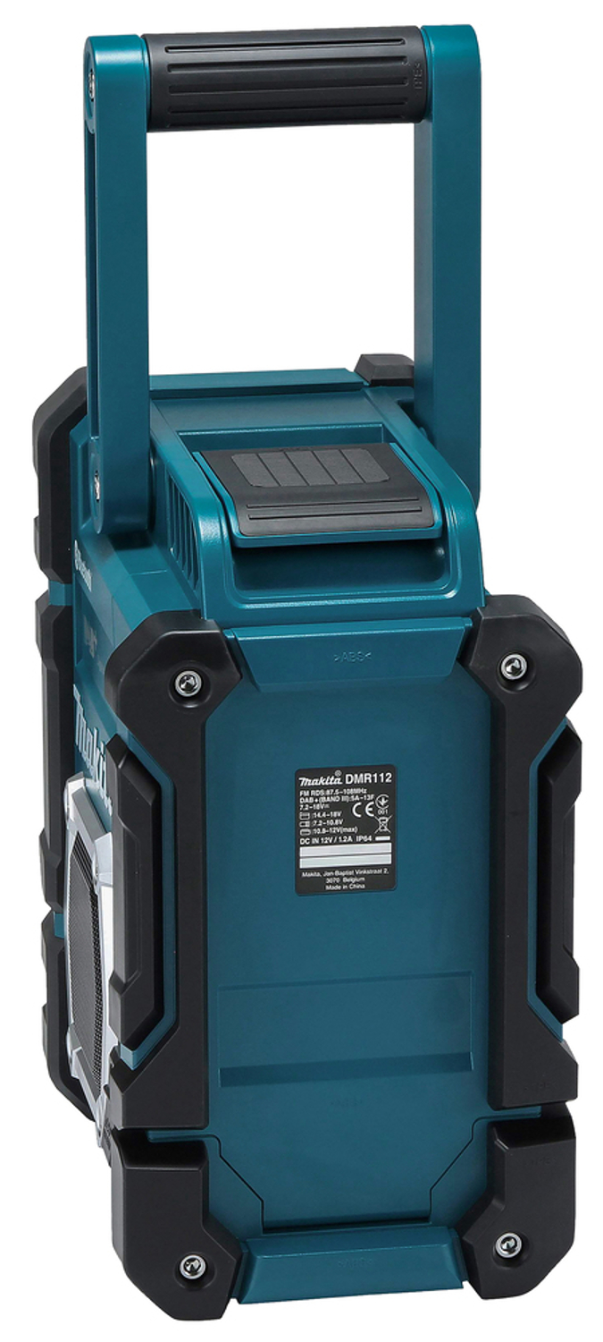 Makita Akku-Baustellenradio DMR112, mit Netzteil, ohne Akku und Ladegerät Makita Akku-Baustellenradio DMR112, mit Netzteil, ohne Akku und Ladegerät