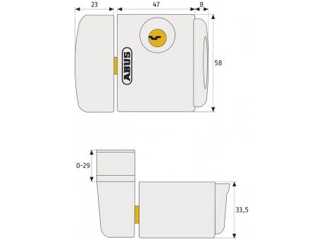 Abus Fenster-Zusatzsicherung FTS3003 braun vs. EK