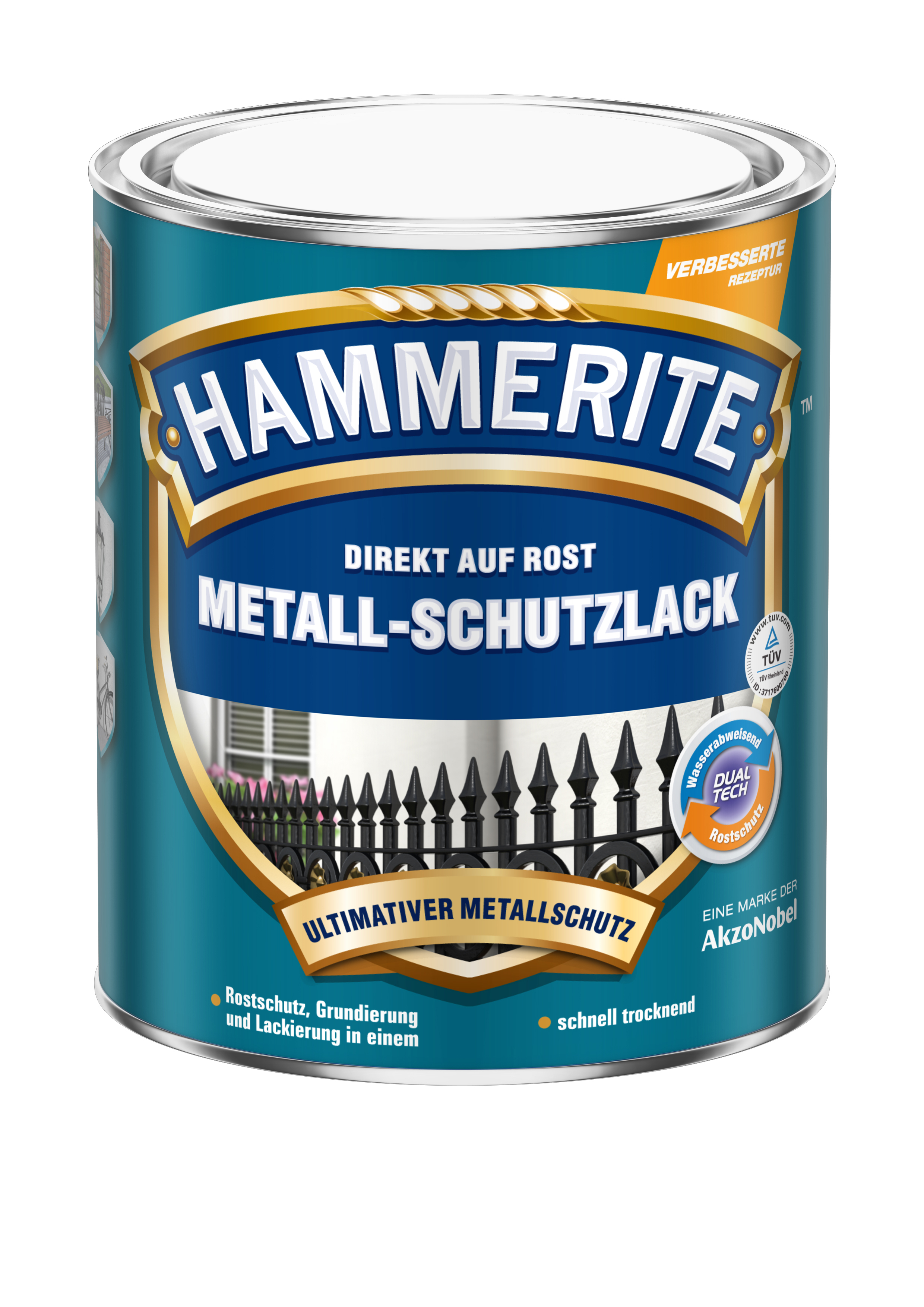 Hammerite Metallschutzlack matt dunkelgrau
