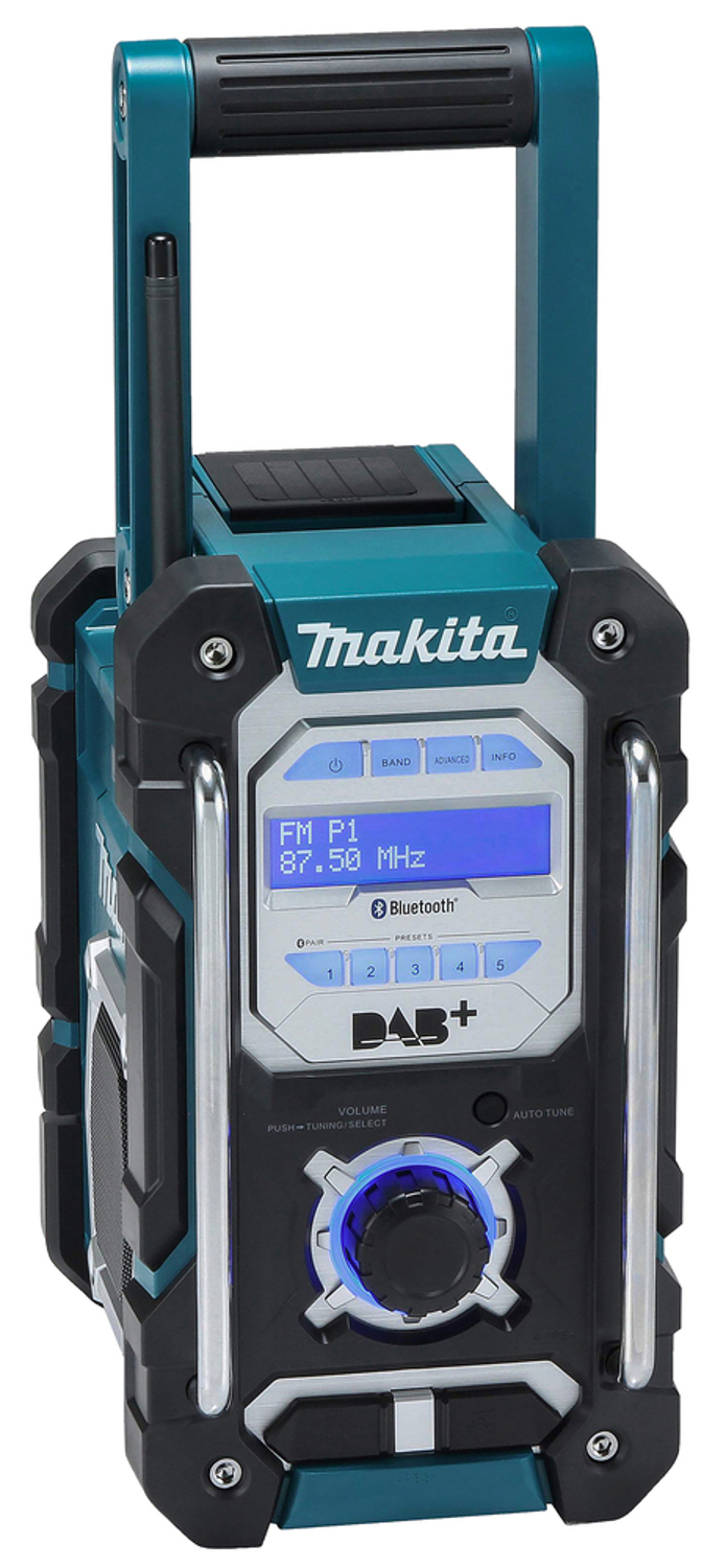 Makita Akku-Baustellenradio DMR112, mit Netzteil, ohne Akku und Ladegerät