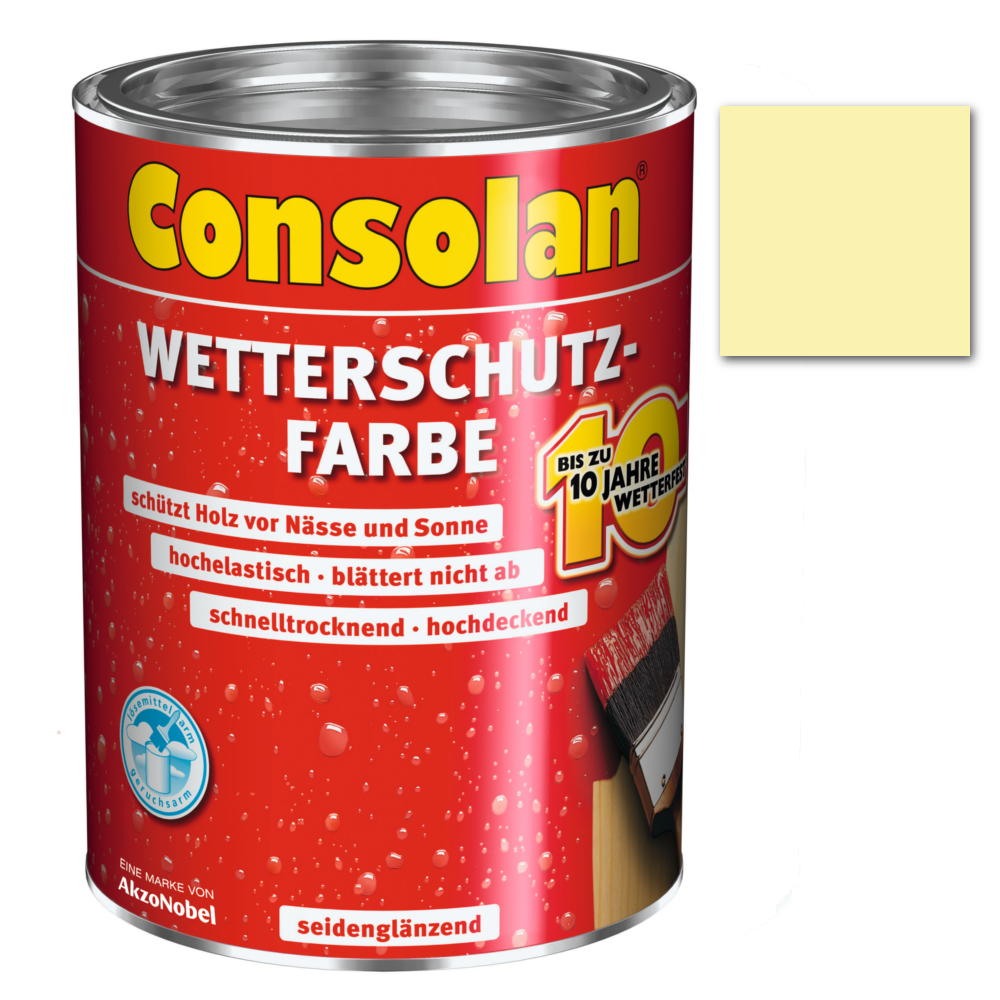 Consolan Wetterschutzfarbe nordisch gelb