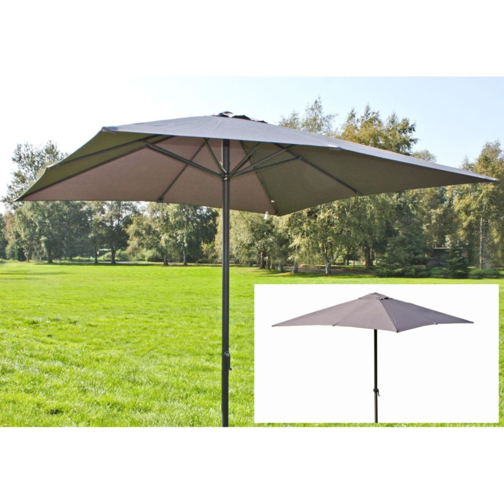 Garden Pleasure Sonnenschirm 250x250 cm grau anthrazit