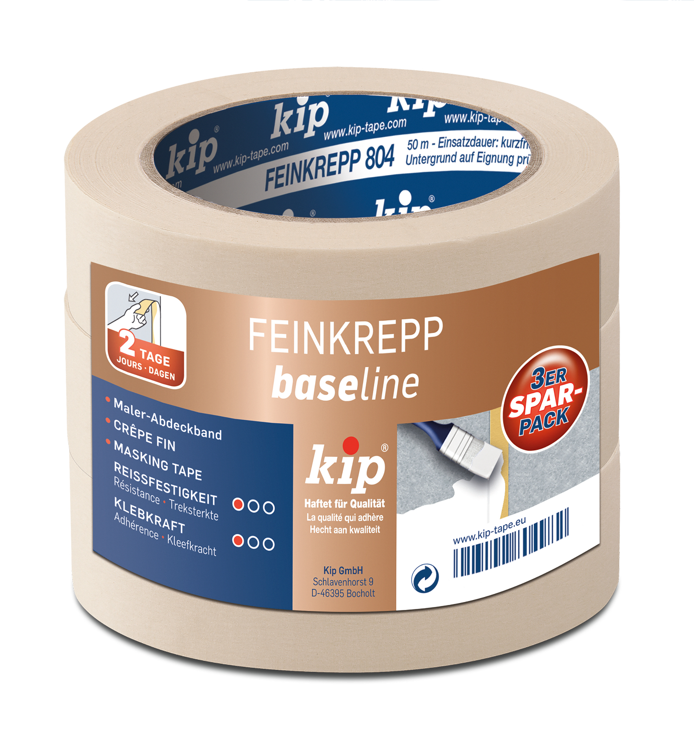 Kip Feinkrepp 3x 30 mm x 50 m