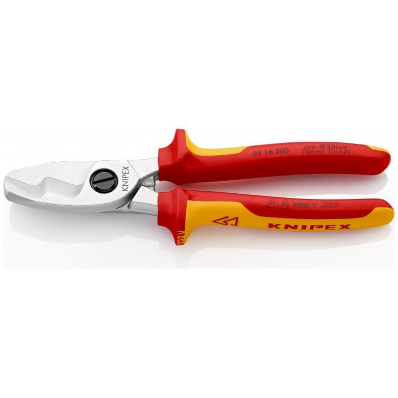 Knipex Kabelschere mit Doppelschneide 9516200