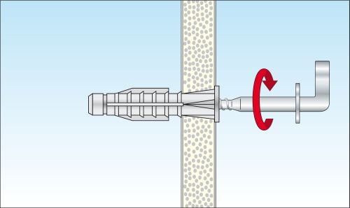 Tox Hakendübel H-D Form 12 PIRAT (2 Stk.)