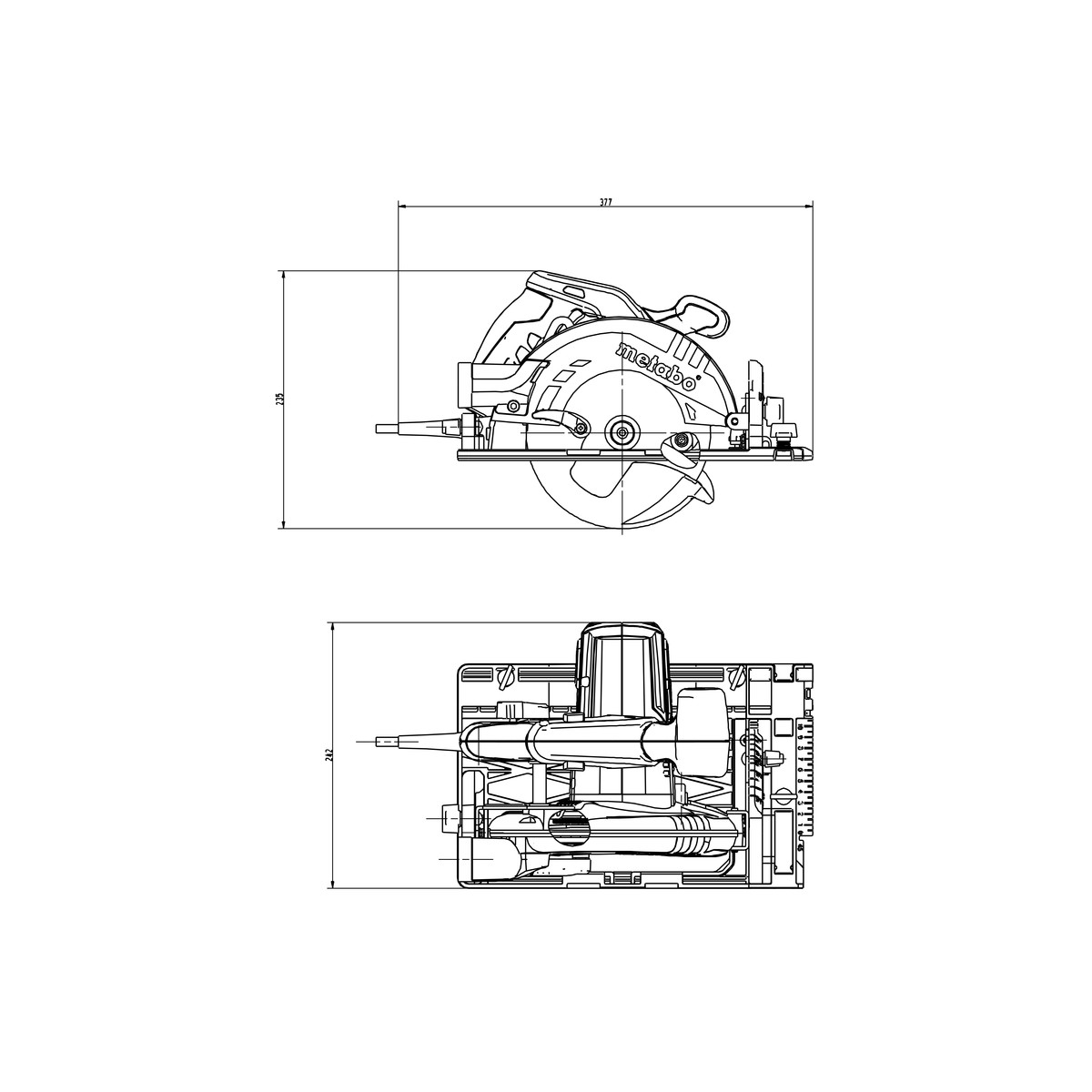 Metabo Handkreissäge KS 55 FS