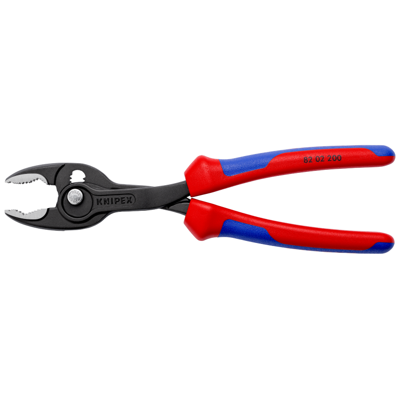 Knipex Frontgreifzange TwinGrip 200 mm Griffe mit Mehrkomponentenhüllen 82 02 200 Knipex Frontgreifzange TwinGrip 200 mm Griffe mit Mehrkomponentenhüllen 82 02 200