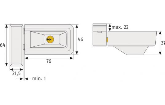 Abus Fenster-Zusatzsicherung 3030 B EK AL0145