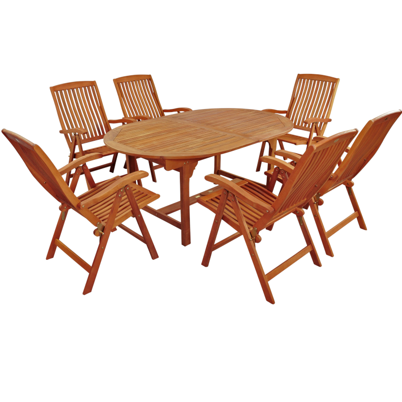 Indoba Gartenmöbel Set 7-teilig Sun Flair