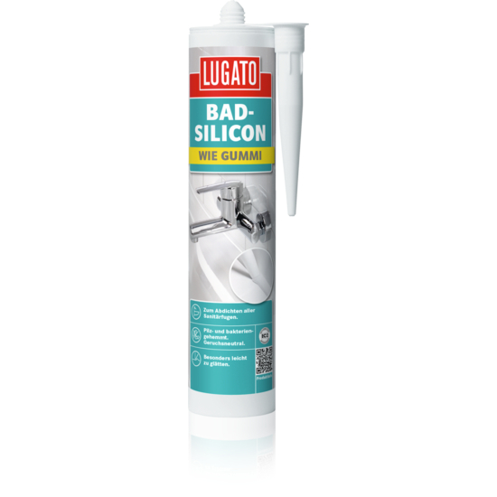 Lugato wie Gummi Bad-Silicon Silbergrau 310 ml