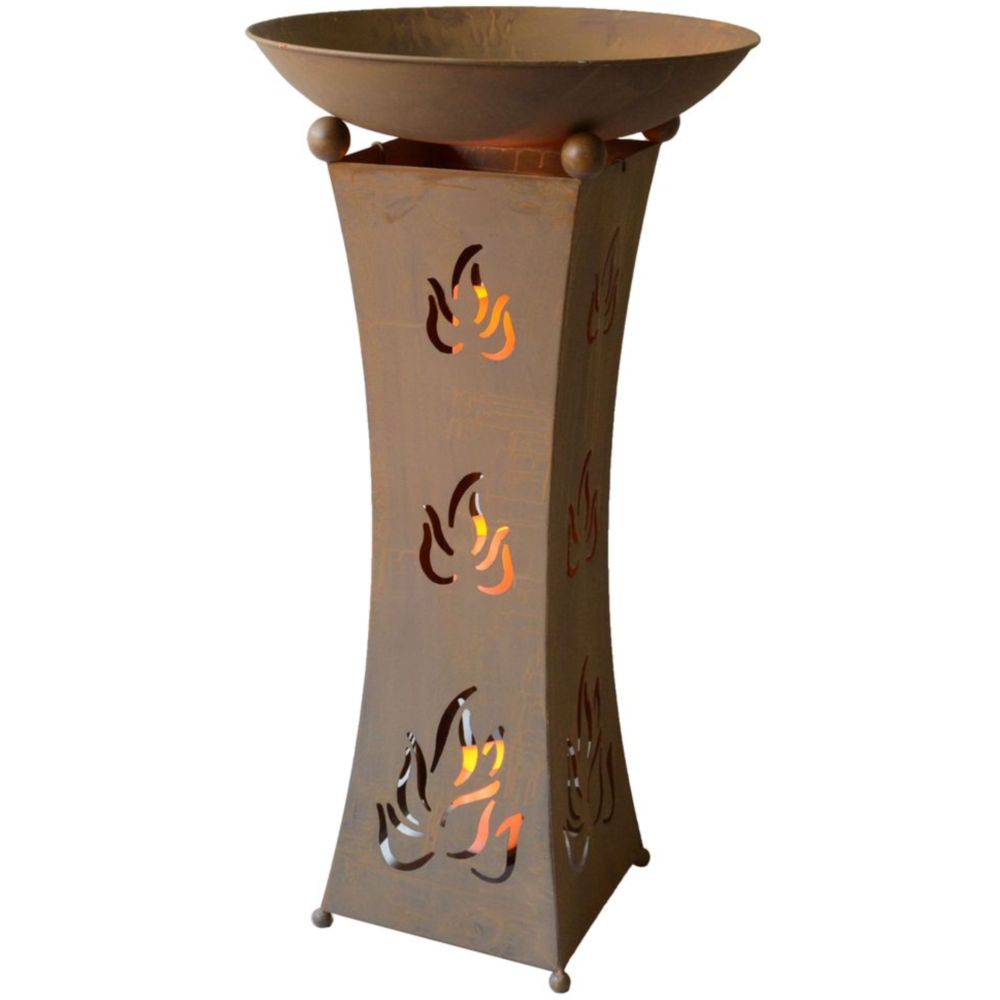 Garden Pleasure Pflanzschale mit LED-Beleuchtung 47,5 x 47,5 x 93 cm