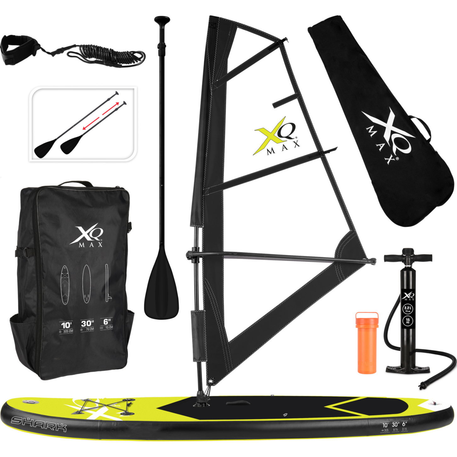 XQ Max Premium SUP Set aufblasbar