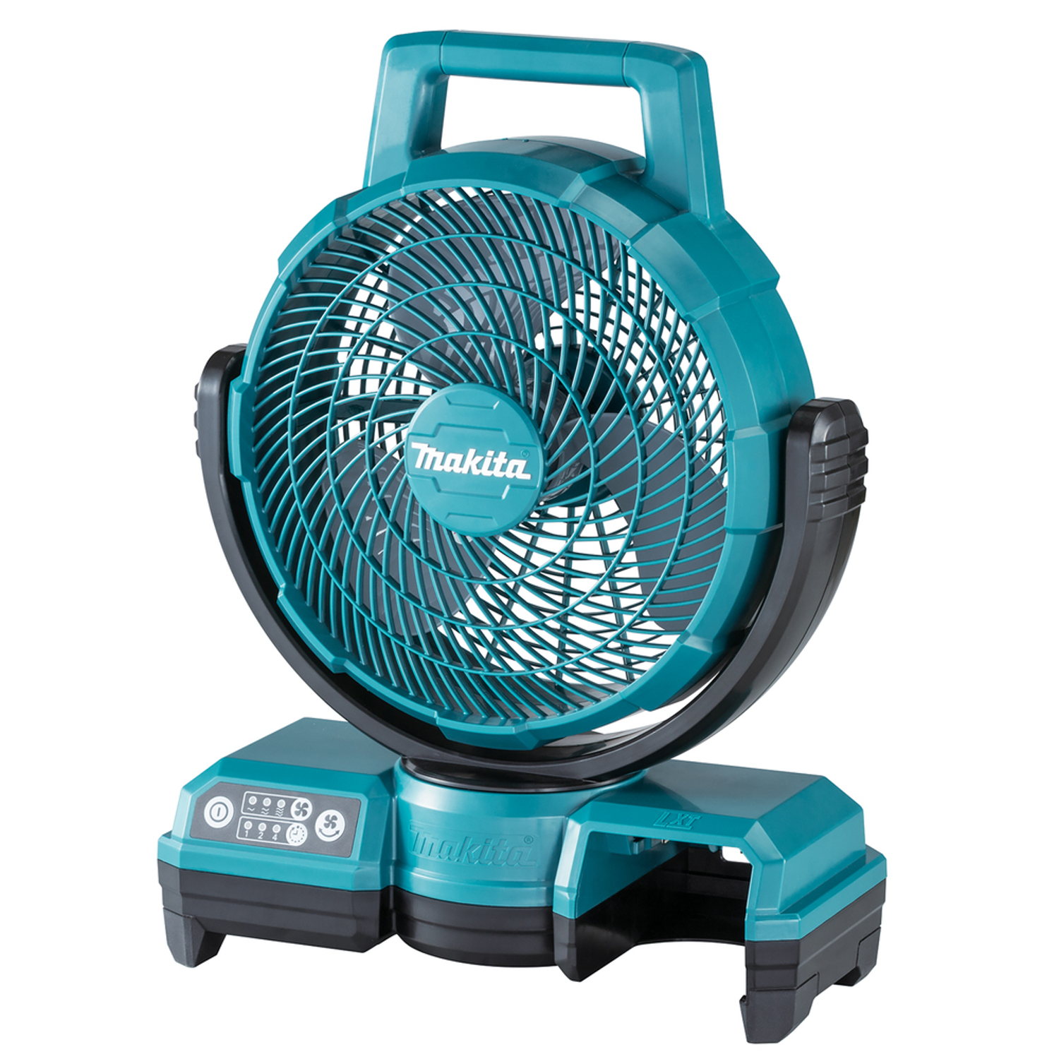 Makita Akku-Lüfter DCF203Z, ohne Akku und Ladegerät, mit Netzteil