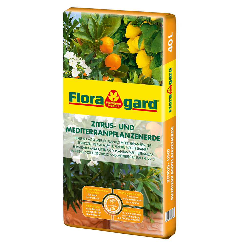 Floragard Zitrus- und Mediterranpflanzenerde 1x40 L