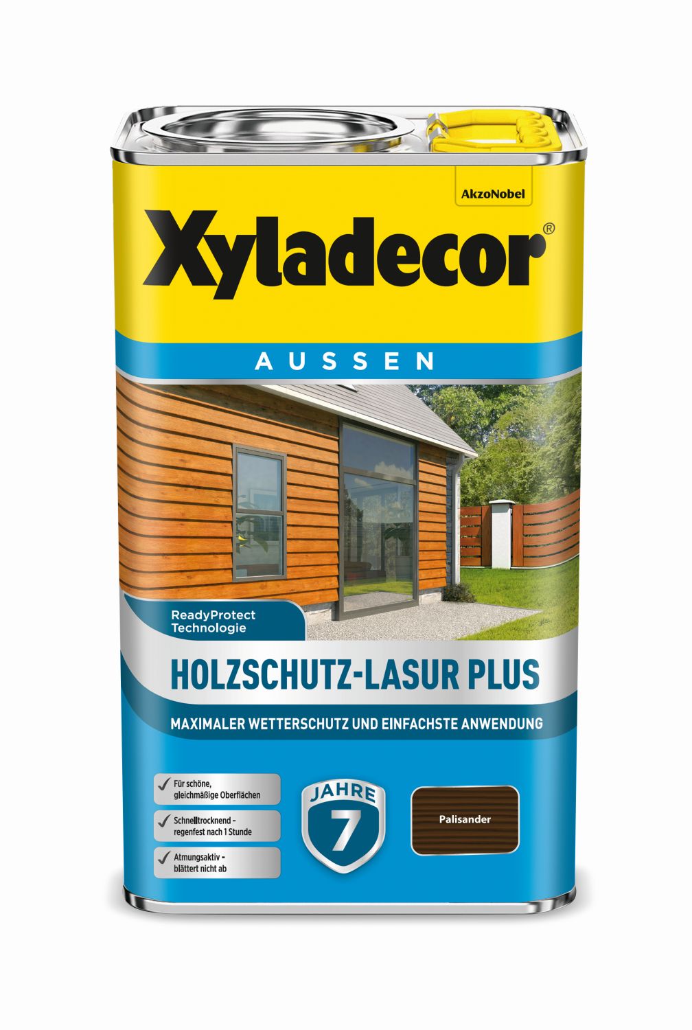 Xyladecor Holzschutz-Lasur Plus Palisander 2,5l