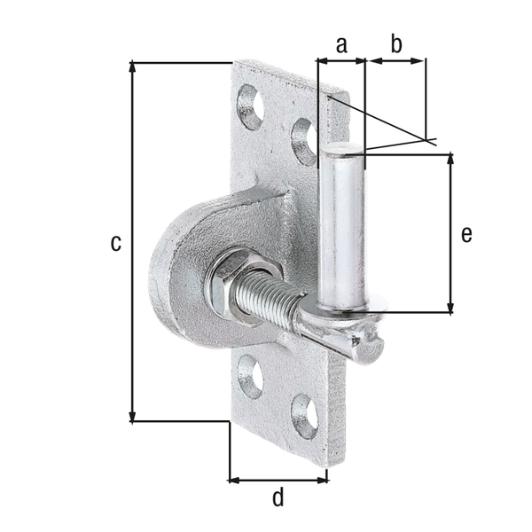 GAH Alberts Kloben zum Anschrauben 105 x 45 mm
