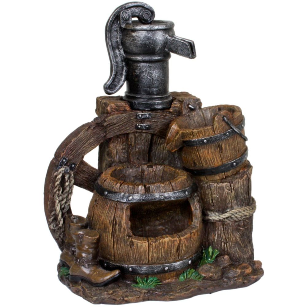 Garden Pleasure Brunne Nereus in Holz-/Stein-Optik