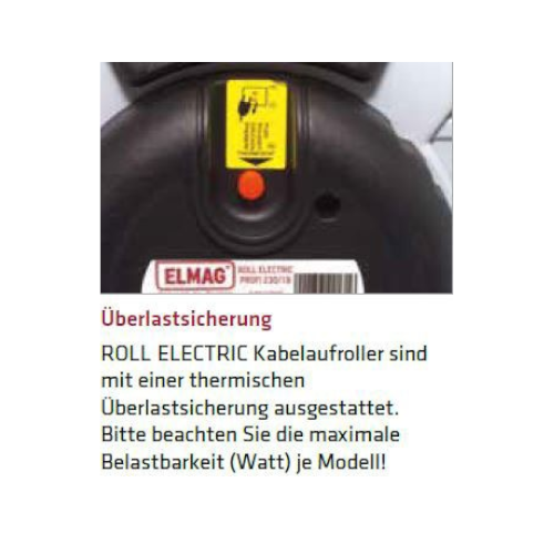 Elmag Automatischer Kabelaufroller Roll Electric Master 400/10